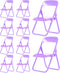 DOITOOL 10pcs Foldable Chair Cartoon Phone Stand Mobile Phone Holder Portable Storage Bracket