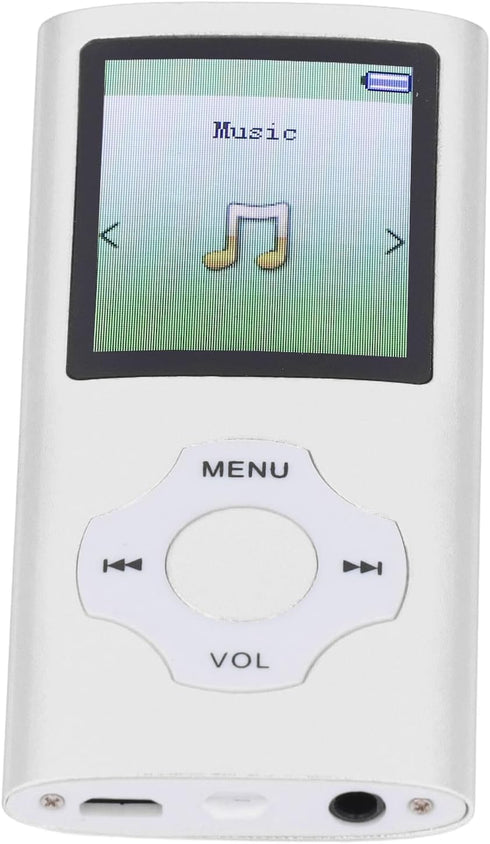 Bewinner MP3 MP4 1.8 inch MP3 128GB Music Player with HiFi Speaker, Color Screen Player, Supports Expansion, E Book