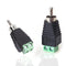 California JOS RCA Cable Audio Adapter, Phono RCA Male Plug to AV Screw Terminal