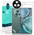 Ibywind Honor Magic 5 Pro 5G Screen Protector (6.81") 2 Pack + Camera Lens Protector + Back Film, HD Clear, Case