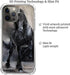 Black Horse Case for iPhone 13 Pro, Unique Trendy TPU Bumper Cover for Girls Boys Women Men, Cool Animal Cover