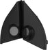 Qiilu Front Door Pillar Tweeter Cover, 2pcs Car Tweeter Speaker Cover Trim for RAV4 2014-2019