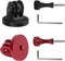 Mechrig Aluminum Tripod Mount Adapter for Gopro Hero 13/12/11/10/9,2 Pack Compatible with Standard