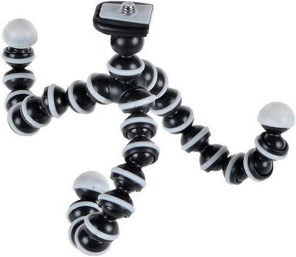 Octopus Camera Tripod, Walway Flexible Cell Phone Holder Stand with Quick-Release Plate for Smartphone/Camera/GoPro
