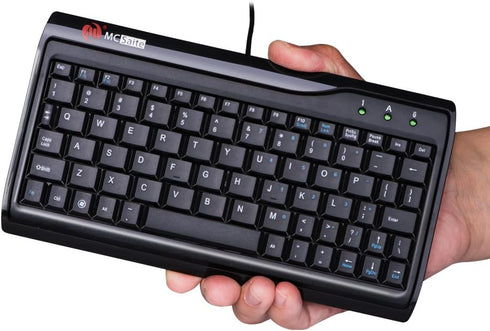 Super Mini Wired Keyboard MCSaite Full Size 78 Keys Keypad Small Portable Fit with Professional or Industrial Use