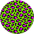 PopSockets Standard PopGrip - Animal Print Leopard Pink and Lime Green Retro 80's for Girls