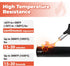 Amerbro 3/4" 4 3/4" x5FT) ID Heat Shielded Fire Thermo Armor Fire Sleeve Silicone Coated Fiberglass Heat Protection