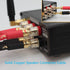 UCINNOVATE 2Pack 4m 13AWG Speaker Cable with Gold Plated Banana Plugs, Pre-Connected HiFi Copper for Home Theater