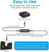 ZIOCOM Ground Loop Noise Isolator, Noise Filter to Eliminate Buzzing Noise for Car Audio System/Home Stereo with 3.5mm