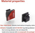 Cable Clips 60pcs with Strong Adhesive Tapes for Cord Management in Car, Office, Home
