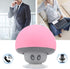 Tangxi Bluetooth3.0 Speaker, Mini Portable Mushroom Speaker, Noise Reduction Subwoofer with Suction Cup Function