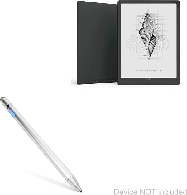 BoxWave Stylus Pen for Onyx Boox Max Lumi, AccuPoint Active Stylus, Electronic Stylus with Ultra Fine Tip - Metallic