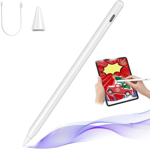 Stylus Pen for iPad 9th&10th Gen with Palm Rejection, Fast Charge, Compatible with iPad Air, Mini, Pro