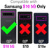 Asuwish Phone Case for Samsung Galaxy S10 5G Cover Hybrid Rugged Shockproof Hard Drop Proof Full Body Protective Heavy Duty Mobile Slim Cell Accessories Glaxay S105G Galaxies S 10 G5 Women Men Blue