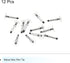 MECCANIXITY 12pcs Universal Replacement Stylus Pen Disc Fine Tips 7mm High Precision for 2 in 1 Capacitive Touch Screen