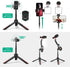 Smartphone Video Vlogging Kit with LED Light, Phone Holder, Microphone, Tripod, Carry Bag for iPhone/Android