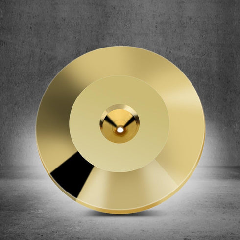 Speaker Base Pad, 8 Pcs Gold Universal Copper Speaker Spikes Isolation Stand Feet Cone Base Mats Floor Disc