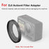 Generic 49mm 4 Lens Filter Adapter Ring for DJI Action Camera, Snap-On Filter Mount Adapter Compatible with ND/CPL/UV