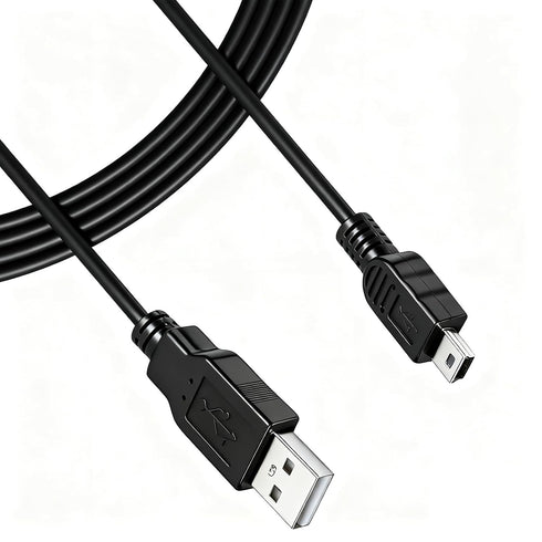 Mini USB 2.0 5V DC Charging Cable Compatible with Uniden Bearcat Model