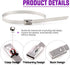Swpeet 50Pcs 14 Inch Stainless Steel Exhaust Strap Wrap, Coated Locking Cable Zip Ties