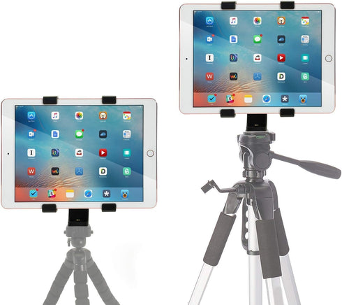 Acuvar Universal Tablet Tripod Holder Mount Adapter Compatible with iPad, Samsung Galaxy Tab, Microsoft Surface & More
