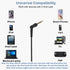 Shopify SEO: Blue Wired Over Ear Earbuds for Kids & Women, Sport Earhook Headphones with Microphone & Volume Control.