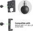 FANAUE Ball Adapter Compatible with RAM Mounts B Size 1" Ball Components (1 Inch Ball)