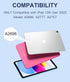 iPad 10th Generation Case with Keyboard (10.9", 2022), Multi-Touch Trackpad, Detachable Keyboard Folio Cover with