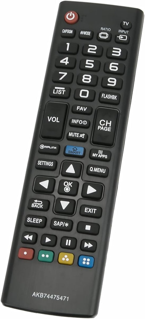 New AKB74475471 Remote for LG LCD LED TV Models 50LF6090, 55LF6090, 60LF6090, 32LF5800, 49LF5900