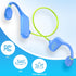 Kids Headphones Open Ear, Safe 85dB Volume, Wireless Bluetooth for Child, Air Conduction Earbuds, Blue