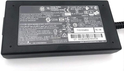 Genuine Original HP 120W 19.5V 6.15A AC Adapter Compatible with 644699-001 645156-001