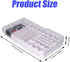 YIHAOSSING 93 Battery Organizer Storage Case with Tester,Clear Lid Battery Storage Organizer,Holds Batteries Battery