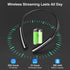 5.0 Bluetooth Neckband Bluetooth Headphone, Sweat Resistant Noise Cancelling Stereo Headphones, and Retractable Ear