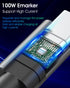 USB C to USB C Cable, 100W 5A Super Fast Charging USB C Charger Cable PD 3.0, Type C to Type C Cable for iPhone 15/15