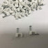200 PCS 6mm Flat Ethernet Cable Wire Clips with Nail for Ethernet Cable Management, Single Coaxial Cable Clamps