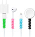 Jetec 24 Pcs Charger Cable Protector,Silicone Flexible Cable Saver,Spiral USB Mouse Wire Protector for Headphone Laptop