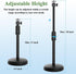 Knatpunff C920 C922 C925e C930e, 1/4" Webcam Stand with Phone Holder, Adjustable Height Desk Camera Mount for Logitech