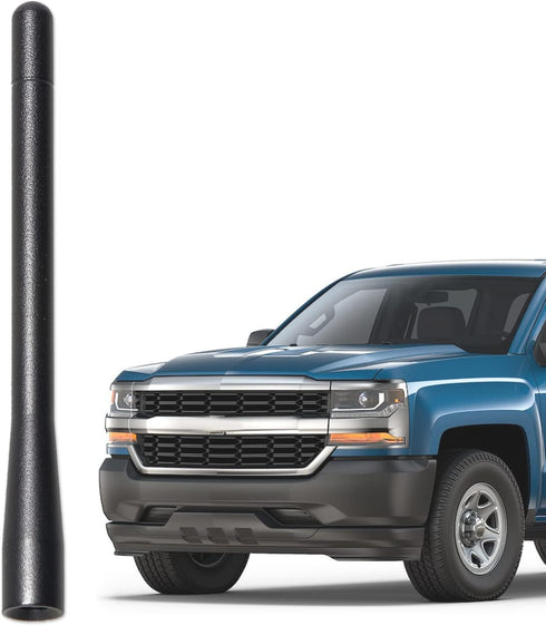 Anina 4.7" Car Radio Antenna Mast Compatible with 2006-2022 GMC Sierra Chevy Silverado