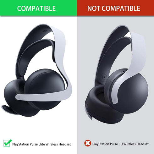 Earpad Replacement for PlayStation Pulse Elite Wireless Headset, Cooling Gel Earpads for Comfort