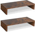 TEAMIX 2 Pack Monitor Stand Riser-20 inch, Wooden Tabletop Shelf for TV/PC/Laptop/Printer,