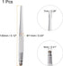 MECCANIXITY Stylus Pens for Capacitive Touch Screens, 2 in 1 Fine Point Disc & Fiber Tips, Silver