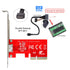 NFHK PCI-E 3.0 Express 4.0 x4 to Oculink External SFF-8612 Host Adapter for PCIe SSD with Bracket