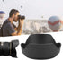 HB-53 Black Plastic Camera Lens Hood for Nikon AF-S 24-120mm f/4G ED VR Lenses
