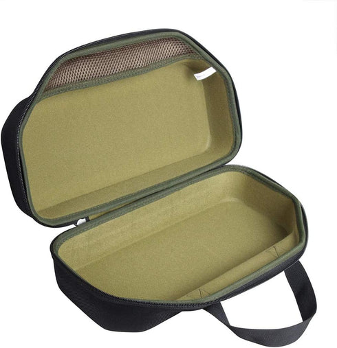 Hermitshell Hard Travel Case for W-King 50W Wireless Bluetooth Speakers (Black+Green)