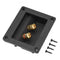 Speaker Terminal Box DIY 2-Way Binding Post Terminal Cable Connector Box for Subwoofer