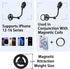 KHGUZ 360 Car Magnetic Phone Holder, Degree Rotation Auto Cellphone Mount for Dashboard Air Vent, Strong Magnet Vehicle