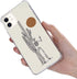 Skull Cowboy Phone Case for iPhone 11, West Wild Sunset Cactus Shockproof Protective Cover for Men Girls Women Boys