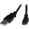 StarTech.com 2m Cord - A to Down Angle Micro B - Down
