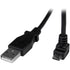 StarTech.com 2m Cord - A to Down Angle Micro B - Down