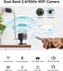 1080P 2.4g/5g Indoor Camera, Plug-in Cameras for Home Security w/Night Vision, Baby/Elder/Home Cameras Indoor with Phone App, Motion Detection, 2-Way Talk, WiFi Camera Compatible w/Alexa